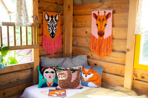 SOZO DIY Pillow Needlepoint Kit, Frida Kahlo