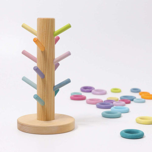 GRIMM'S Sorting Helper Building Rings, Pastel