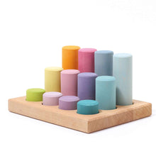 Load image into Gallery viewer, GRIMM&#39;S Stacking Game Small Pastel Rollers