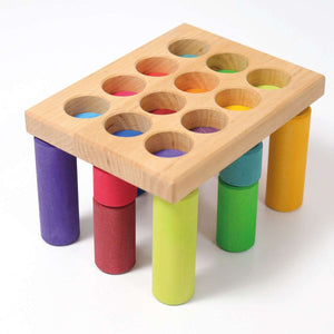 GRIMM'S Stacking Game Small Rainbow Rollers