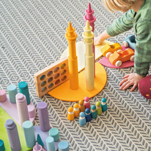 GRIMM'S Stacking Game Small Pastel Rollers