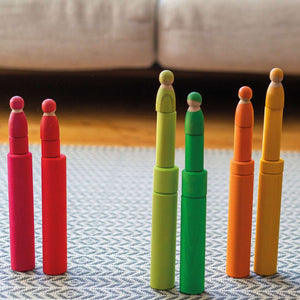 GRIMM'S Stacking Game Small Rainbow Rollers