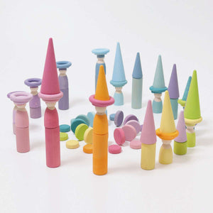 GRIMM'S Stacking Game Small Pastel Rollers