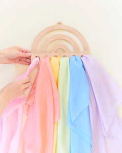 SARAH'S SILKS Playsilk Display, Rainbow