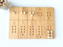 Load image into Gallery viewer, TREASURES FROM JENNIFER Reversible 1-10 Number Board