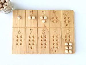 TREASURES FROM JENNIFER Reversible 1-10 Number Board