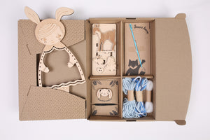 SOZO DIY Dress-Up Doll Weaving Kit, Bunny