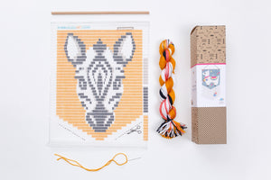 SOZO DIY Wall Art Needlepoint Kit, Zebra