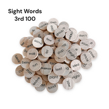 Load image into Gallery viewer, TREASURES FROM JENNIFER 3rd 100 Sight Words without Pegs