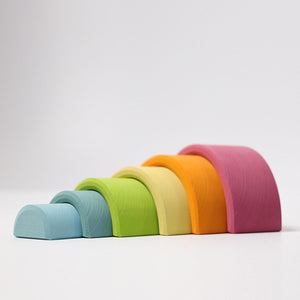 [ETA END NOV/EARLY DEC 2023] GRIMM'S 6-Piece Pastel Rainbow, Medium